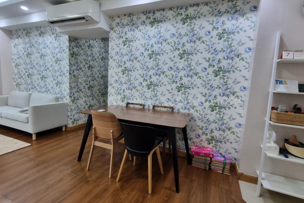 Dining area of 2-bedroom condo unit at Bonifacio Ridge