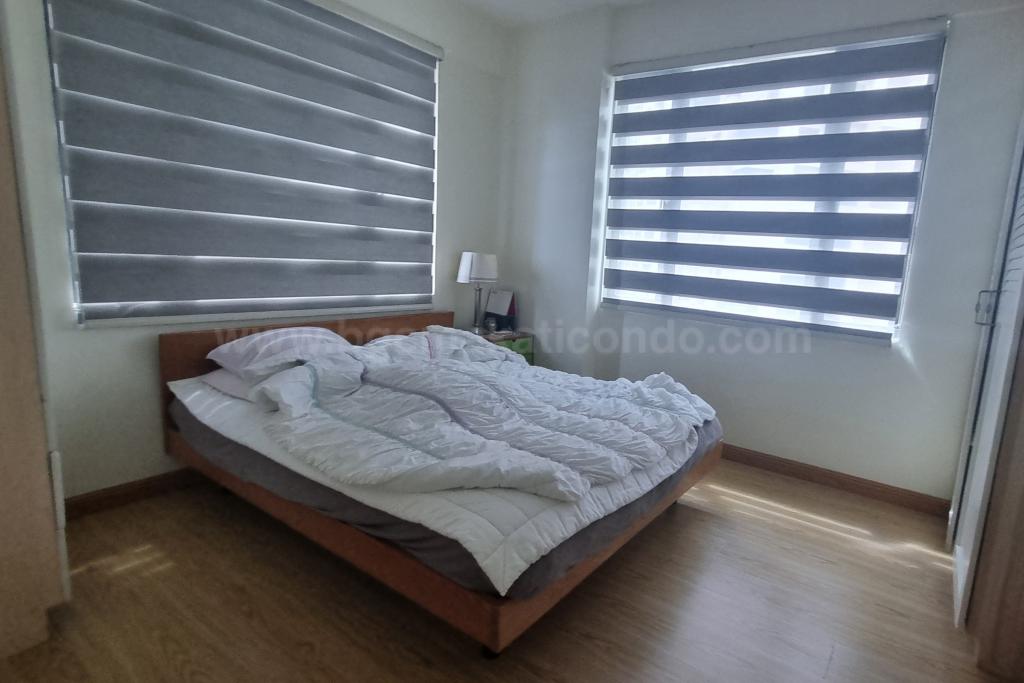 Master's bedroom of 2-bedroom condo unit at Bonifacio Ridge