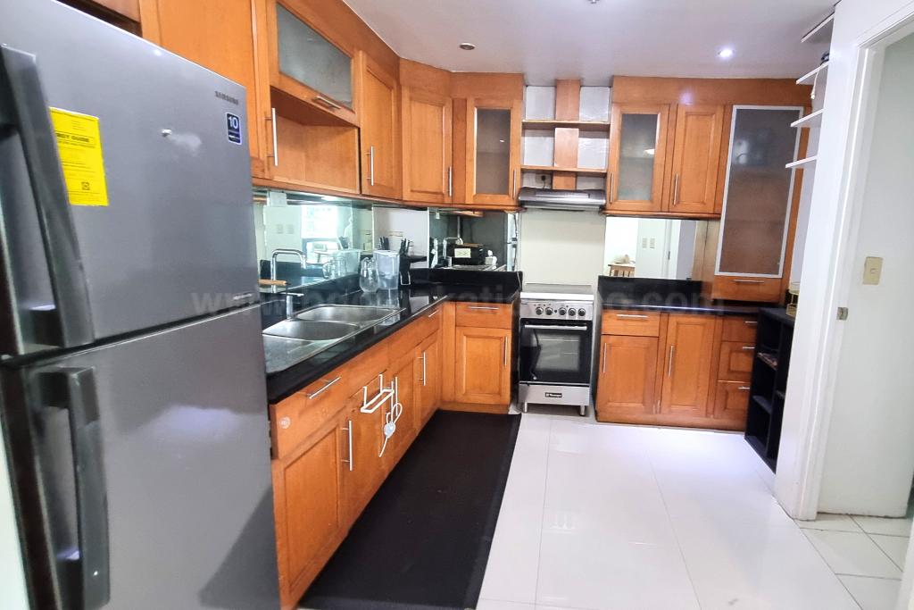 Kitchen area of 2-bedroom condo unit at Bonifacio Ridge