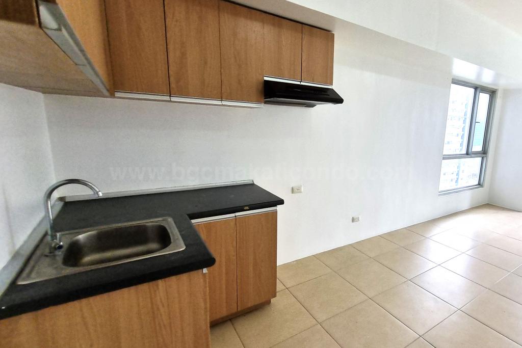 Kitchen area of 2-bedroom condo unit at Avida Towers Verte