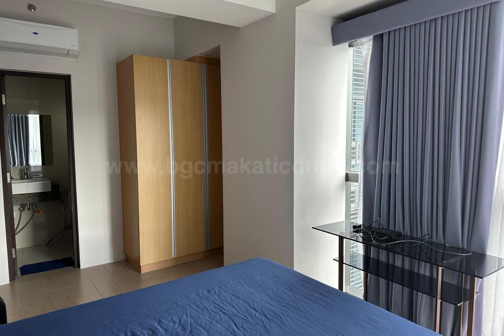 Master's bedroom of 2-bedroom condo unit at Uptown Ritz Residence