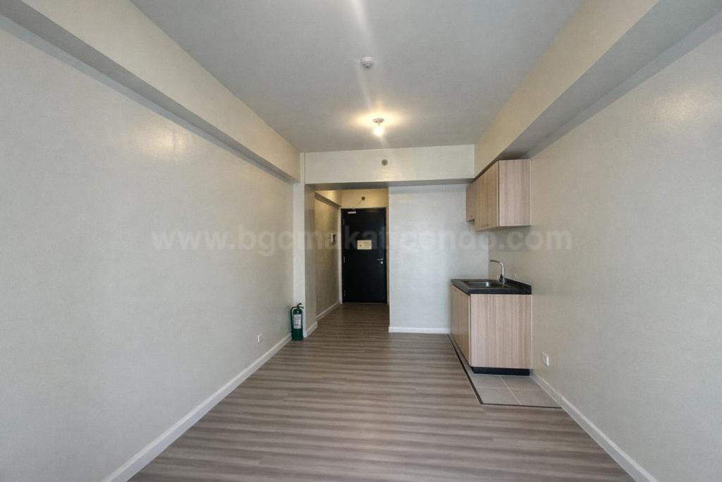 Kitchen area of studio condo unit at Avida Towers Vireo tower 3