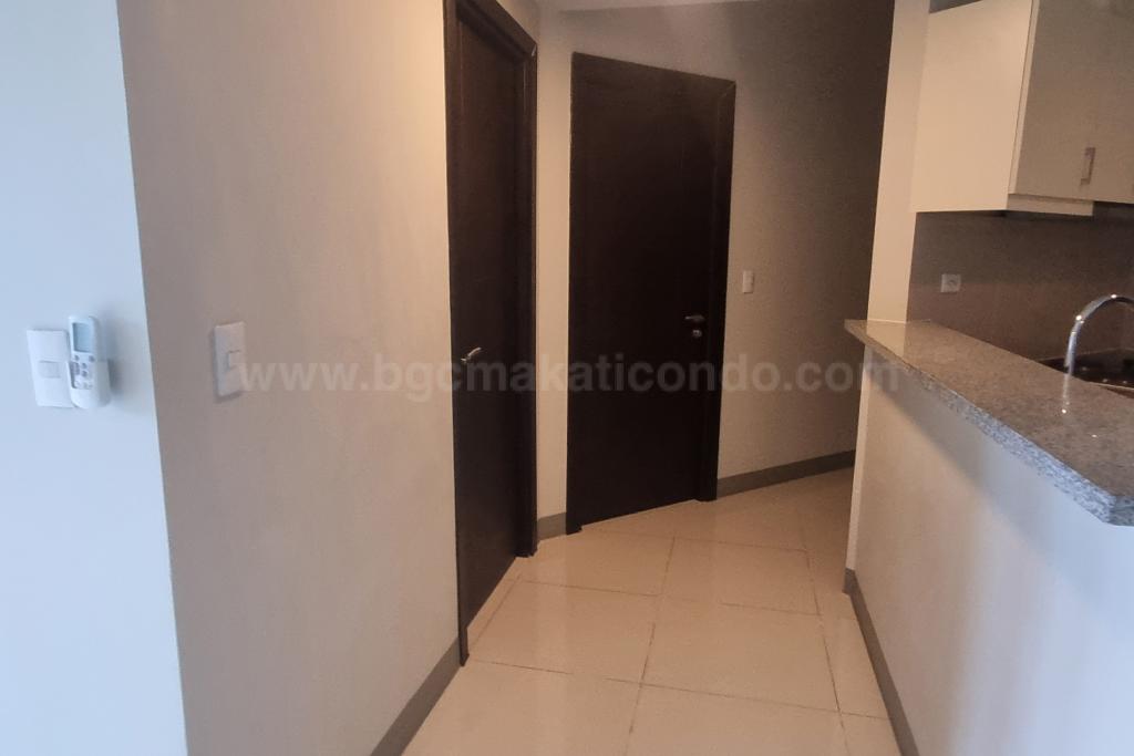 Hallway of 2-bedroom condo unit at Uptown Parksuites tower 2