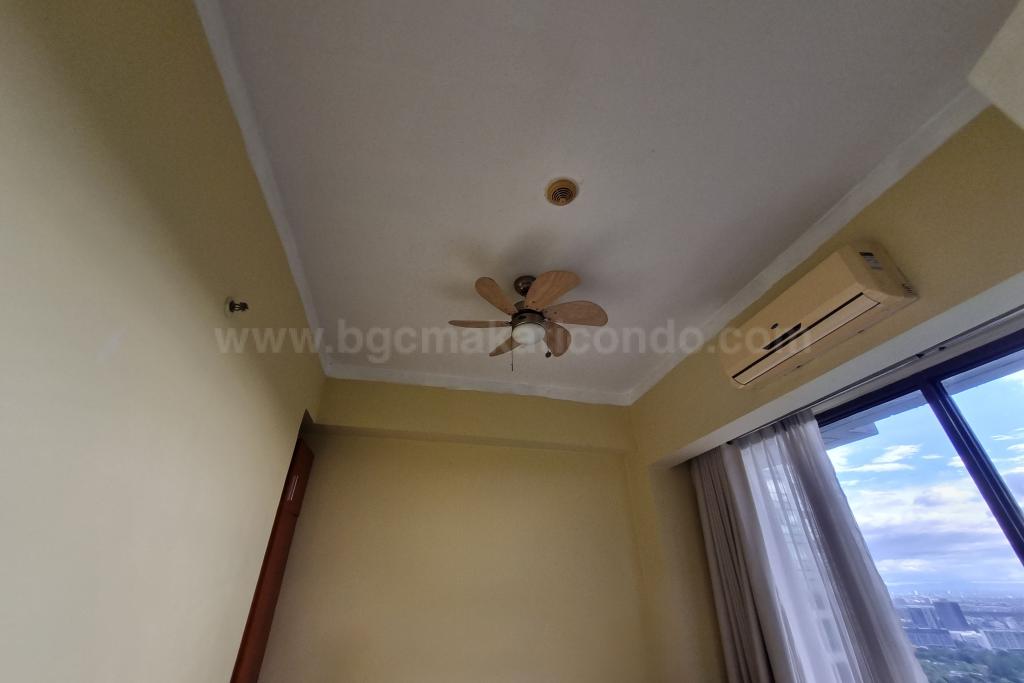 Ceiling of bedroom 1 of 2-bedroom condominium unit at Bellagio Tower 3