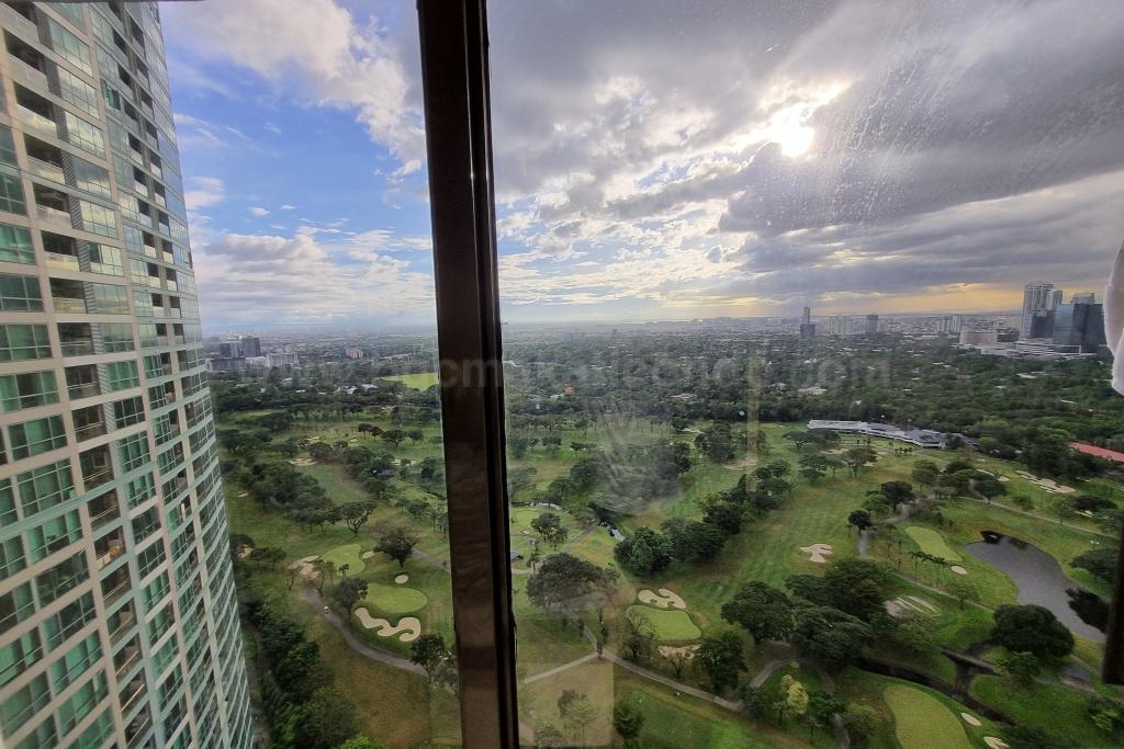 View from Bedroom 1 of 2-bedroom condominium unit at Bellagio Tower 3
