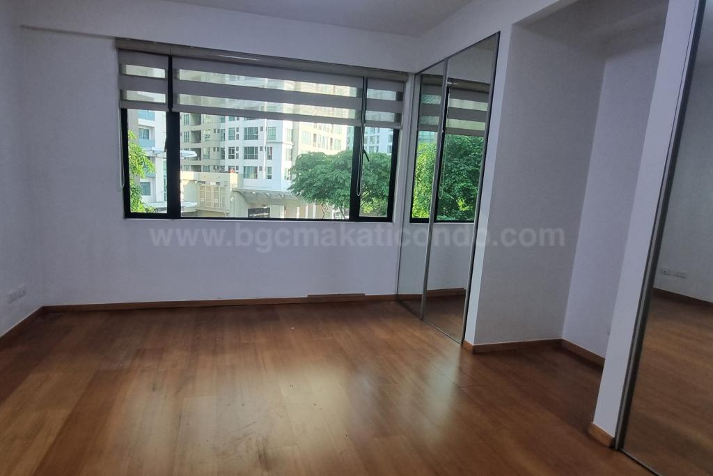 Master's bedroom of 2-bedroom condo unit at Bonifacio Ridge