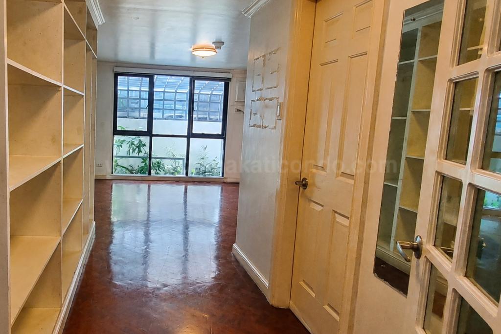 Corridor of 3-bedroom bi-level condo unit at The Regency at Salcedo