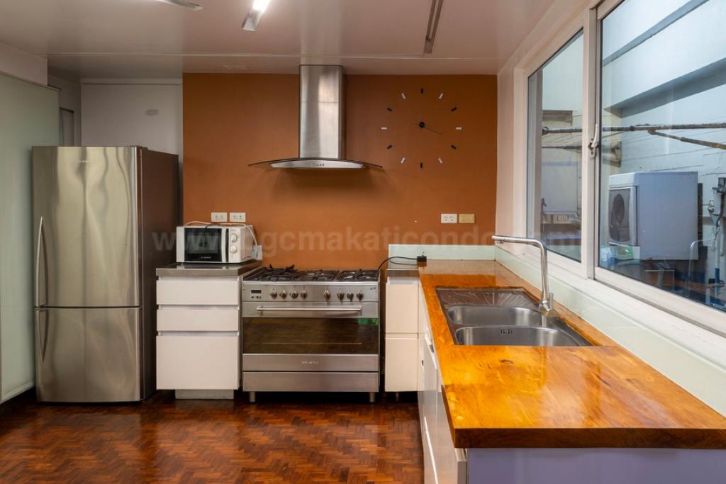 Kitchen of 3-bedroom bi-level condo unit at The Regency at Salcedo