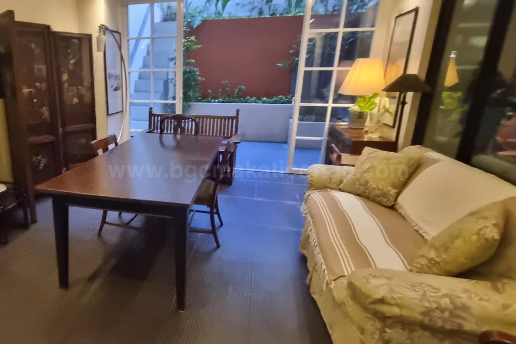 Living area of 3-bedroom bi-level condo unit at The Regency at Salcedo