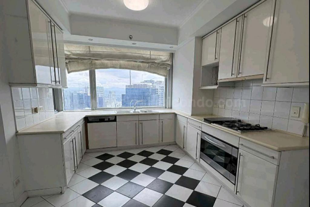 Kitchen of 3-bedroom condo unit at Pacific Plaza Towers