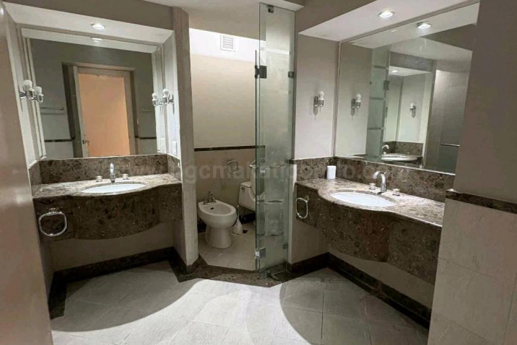 Toilet and bath of 3-bedroom condo unit at Pacific Plaza Towers