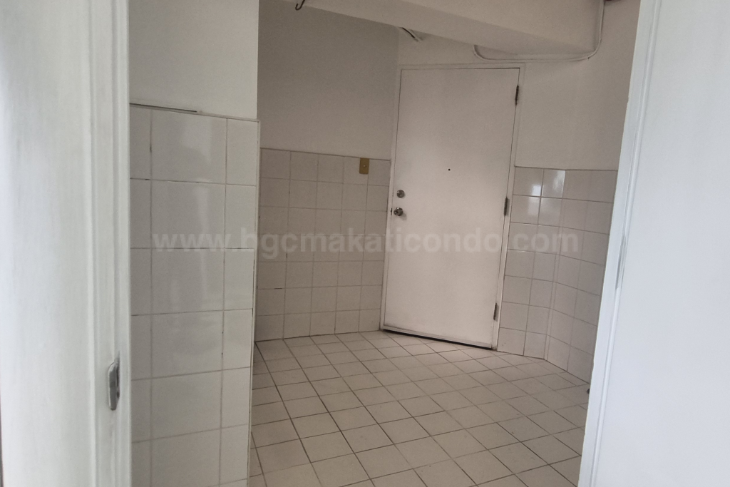 Utility room of 3-bedroom condo unit at Pacific Plaza Towers