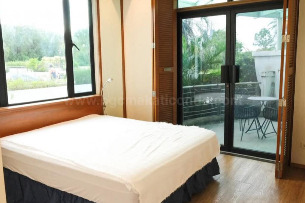 Bedroom of 2-bedroom condo unit at Bonifacio Ridge