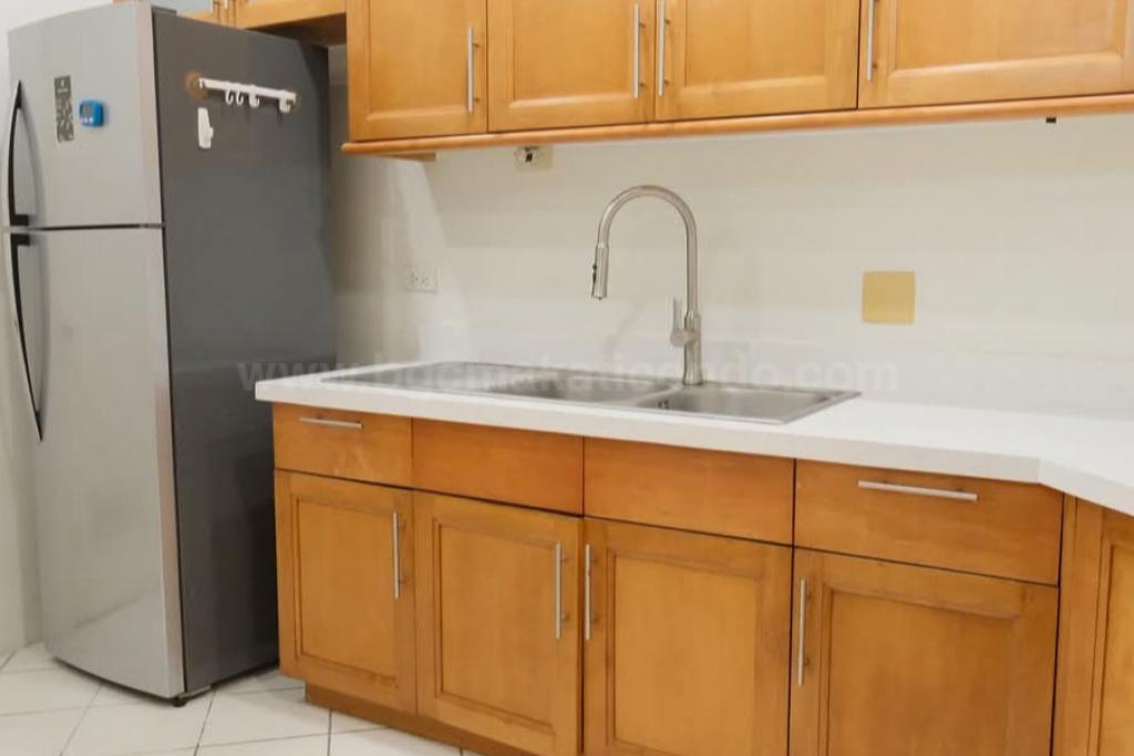 Kitchen area of 2-bedroom condo unit at Bonifacio Ridge
