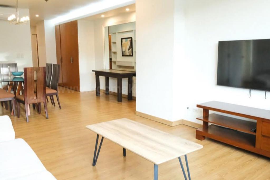 Living and dining areas of 2-bedroom condo unit at Bonifacio Ridge