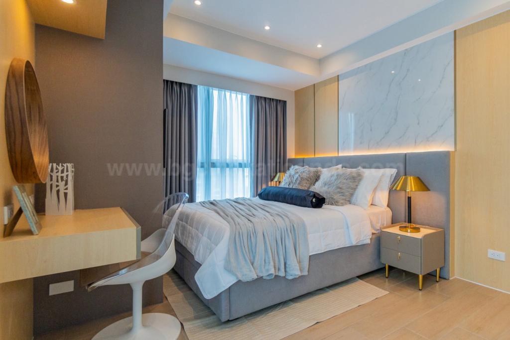 Bedroom 1 of 2-bedroom condo unit at Uptown Parksuites tower 2