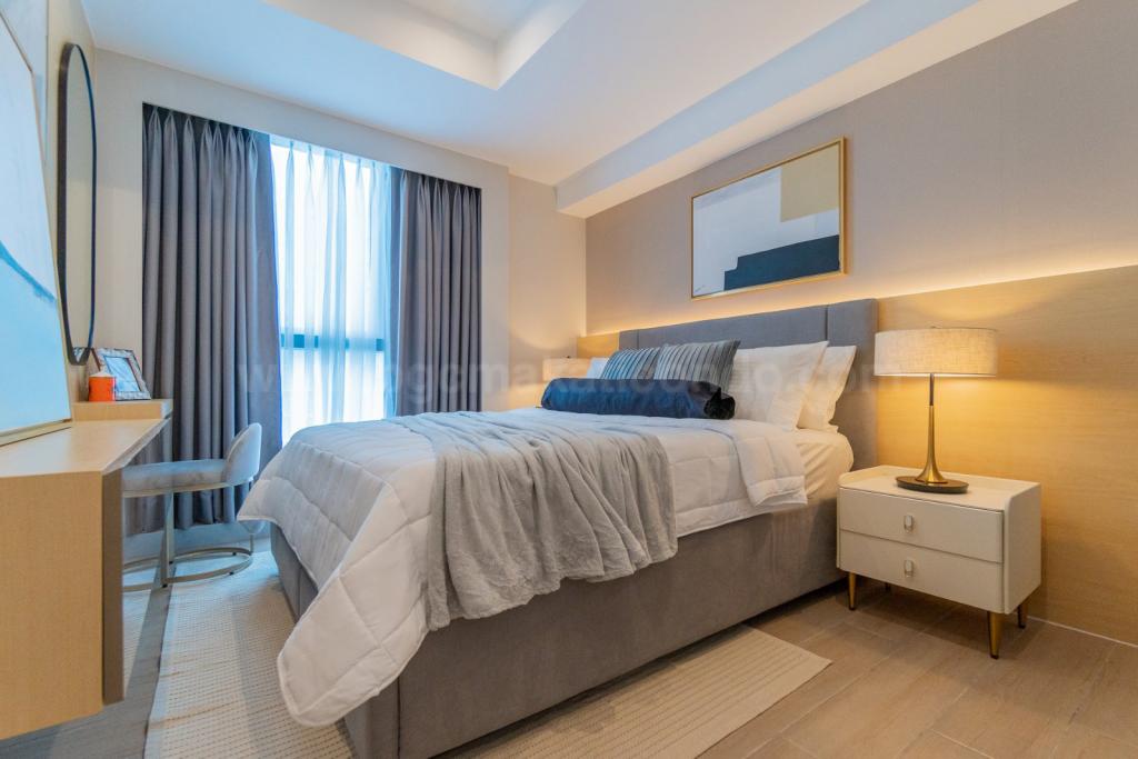 Bedroom 2 of 2-bedroom condo unit at Uptown Parksuites tower 2