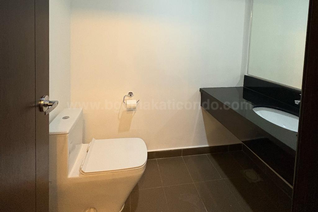 Powder room of 3-bedroom condo unit at Garden Towers tower 1