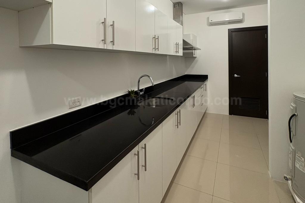 Utility kitchen of 3-bedroom condo unit at Garden Towers tower 1