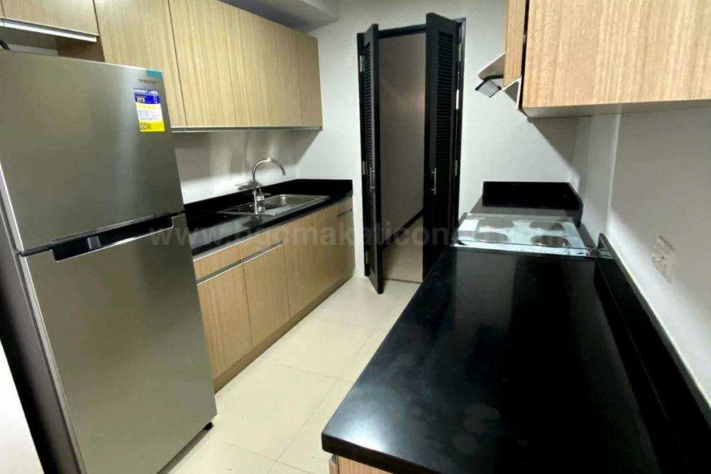 Kitchen area of 2-bedroom condo unit at Two Maridien