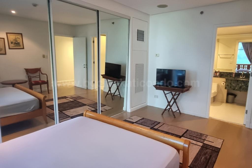 Bedroom 2 of 3-bedroom condo unit at Pacific Plaza Towers North tower