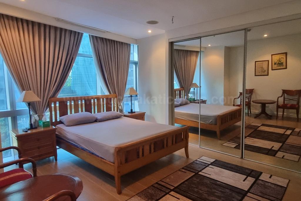 Bedroom 2 of 3-bedroom condo unit at Pacific Plaza Towers North tower