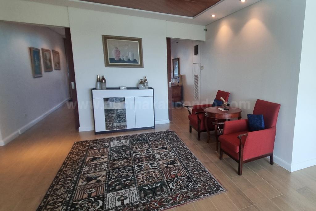 Living area of 3-bedroom condo unit at Pacific Plaza Towers North tower