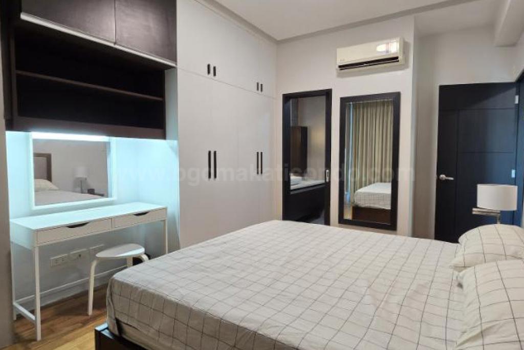 Master's bedroom of 2-bedroom condo unit at Crescent Park Residences