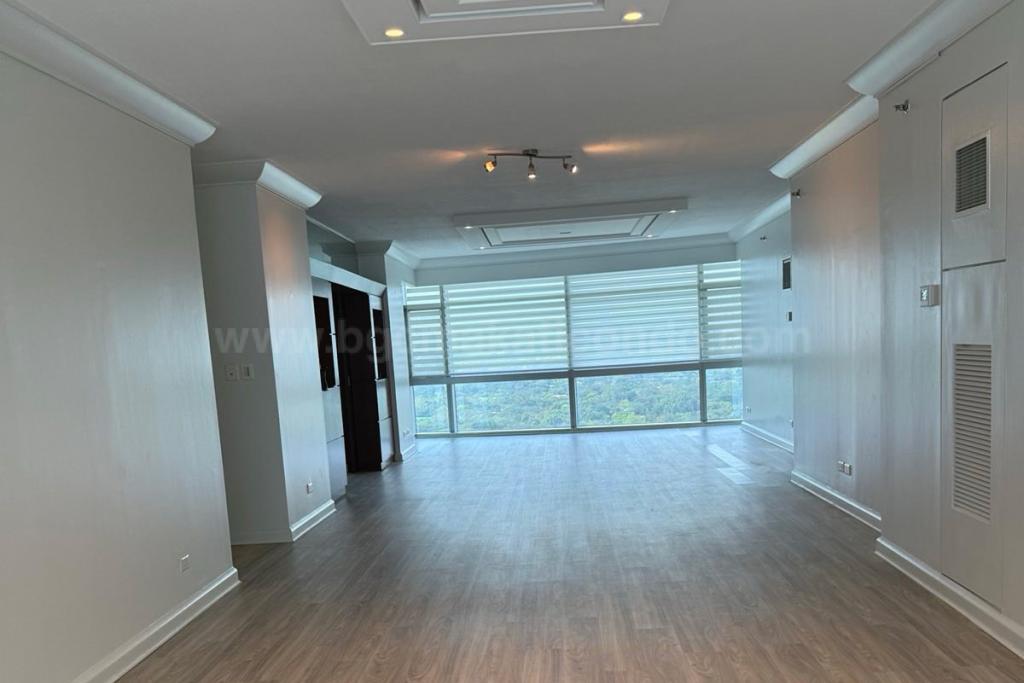 Dining and living areas of 3-bedroom condo unit at Pacific Plaza Towers