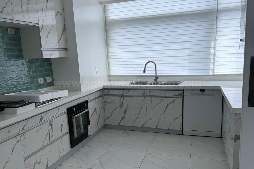 Kitchen of 3-bedroom condo unit at Pacific Plaza Towers