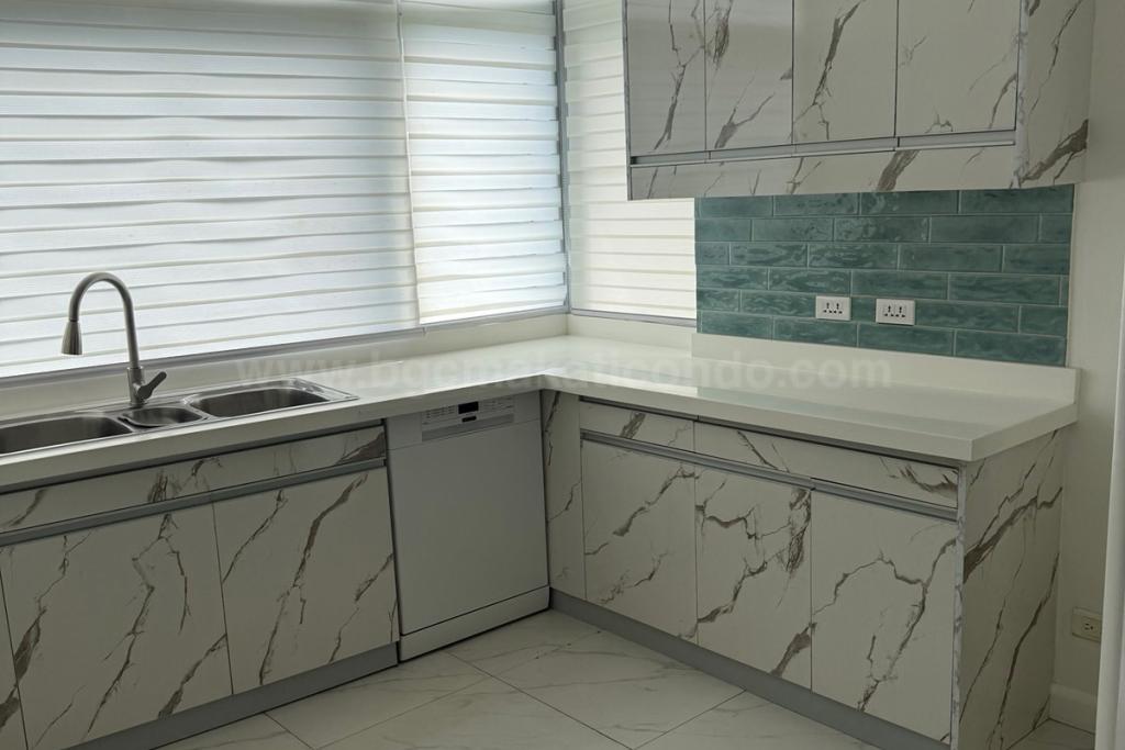 Kitchen of 3-bedroom condo unit at Pacific Plaza Towers