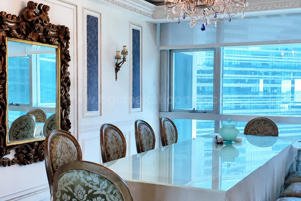 Dining area of 3-bedroom condo unit at Pacific Plaza Towers North tower