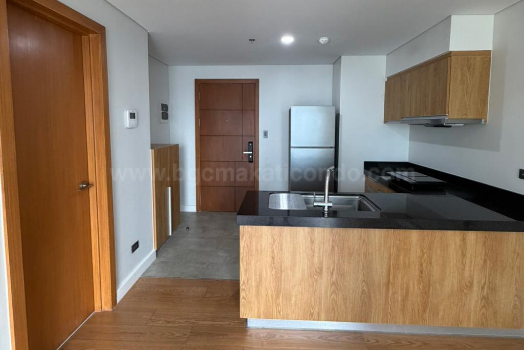 Kitchen area of 1-bedroom condominium unit at The Seasons Residences
