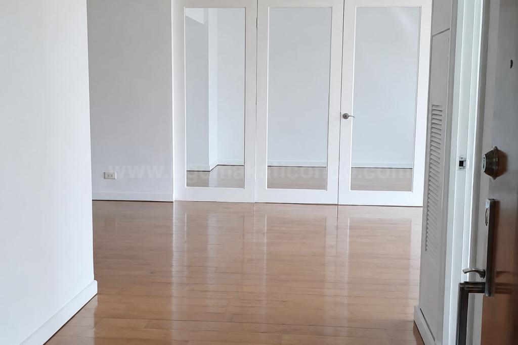 Hallway of 3-bedroom condo unit at Pacific Plaza Towers North tower
