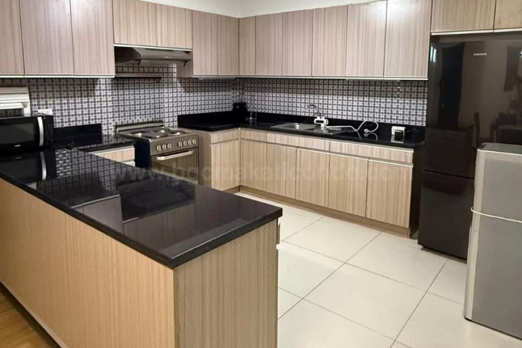 Kitchen area of 3-bedroom condo unit at Two Serendra Sequoia tower