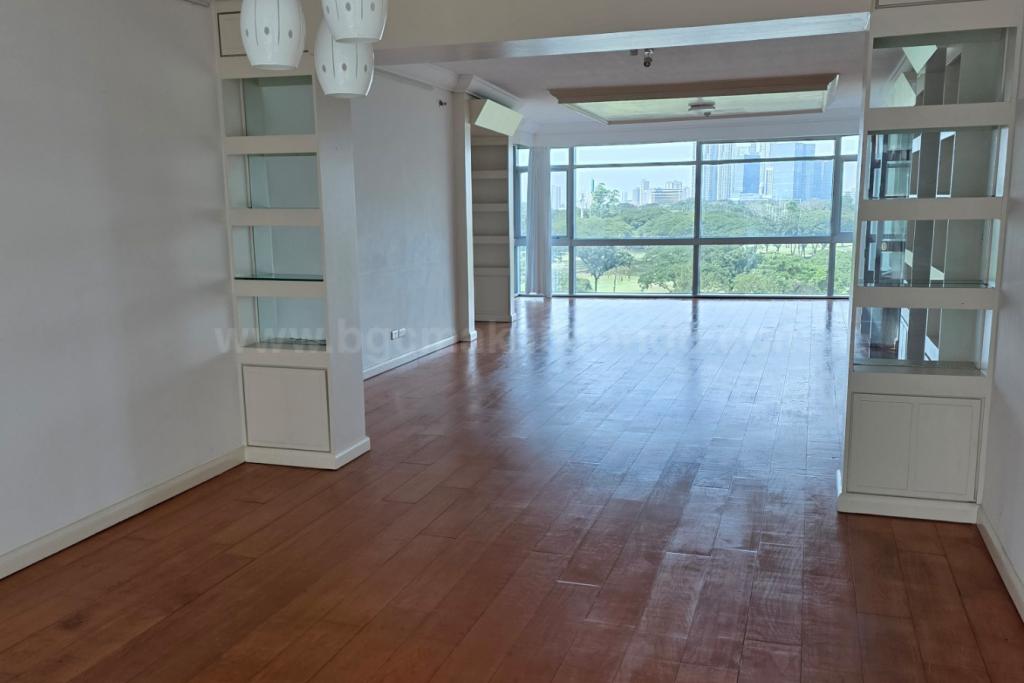 Dining and living areas of 3-bedroom condo unit at Pacific Plaza Towers South tower