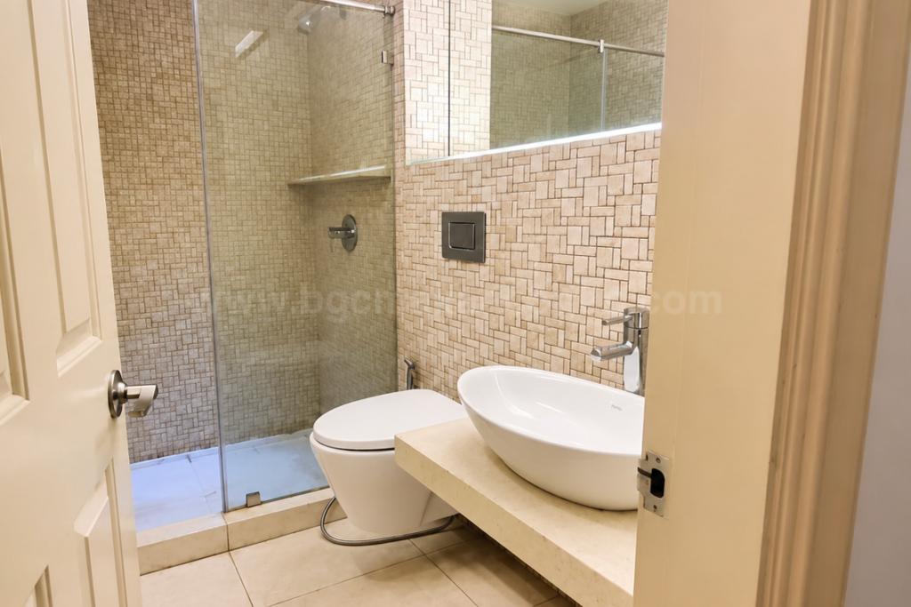 Bedroom 2 toilet and bath of 3-bedroom bi-level condo unit at The Regency at Salcedo