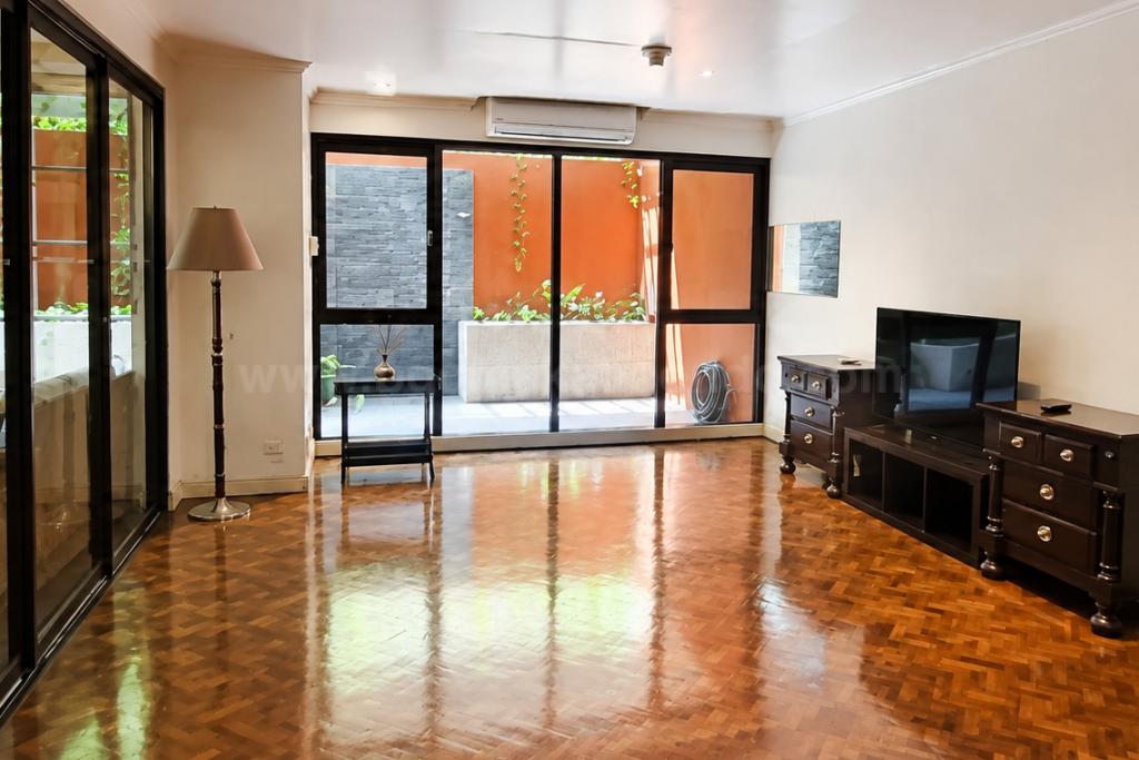 Living area of 3-bedroom bi-level condo unit at The Regency at Salcedo