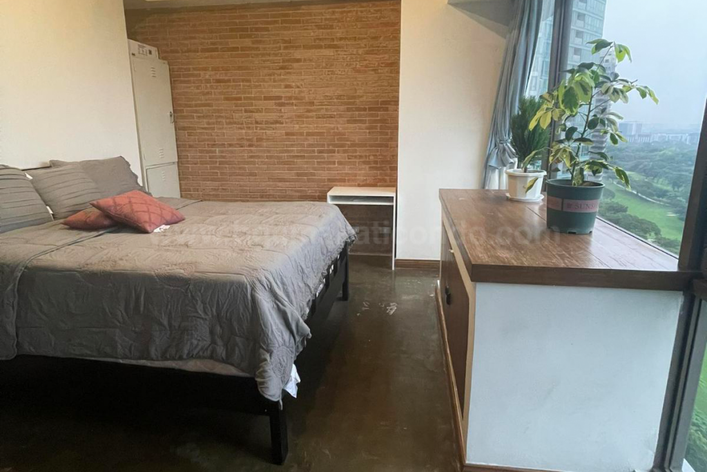 Bedroom 1 of two bedroom condominium unit at Bellagio tower 3