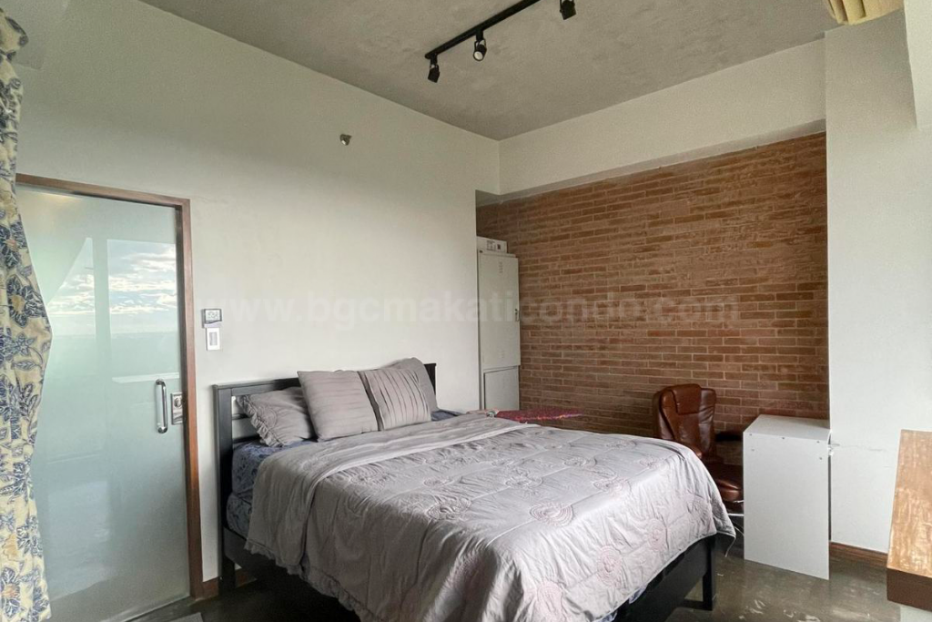 Full view of bedroom 1  of two bedroom condominium unit at Bellagio tower 3