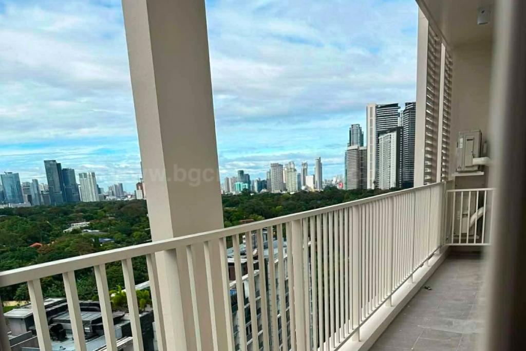 Balcony of 2-bedroom condo unit  at Park McKinley West