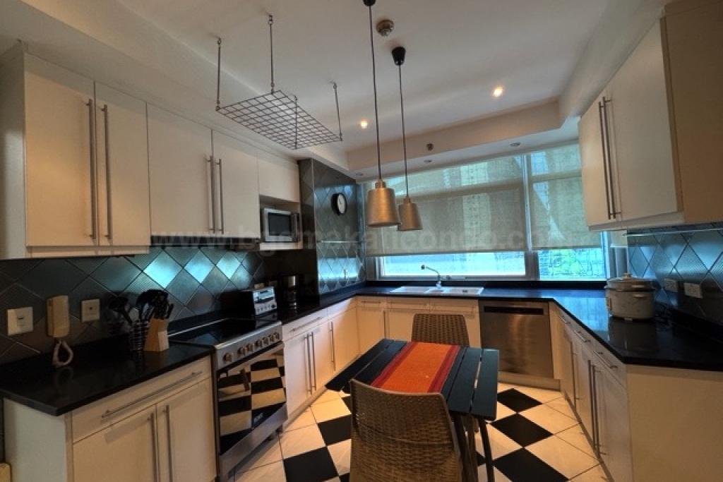 Kitchen of 3-bedroom condo unit at Pacific Plaza Towers North tower