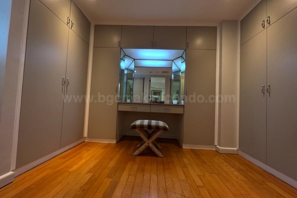 Walk-in closet of 3-bedroom condo unit at Pacific Plaza Towers North tower