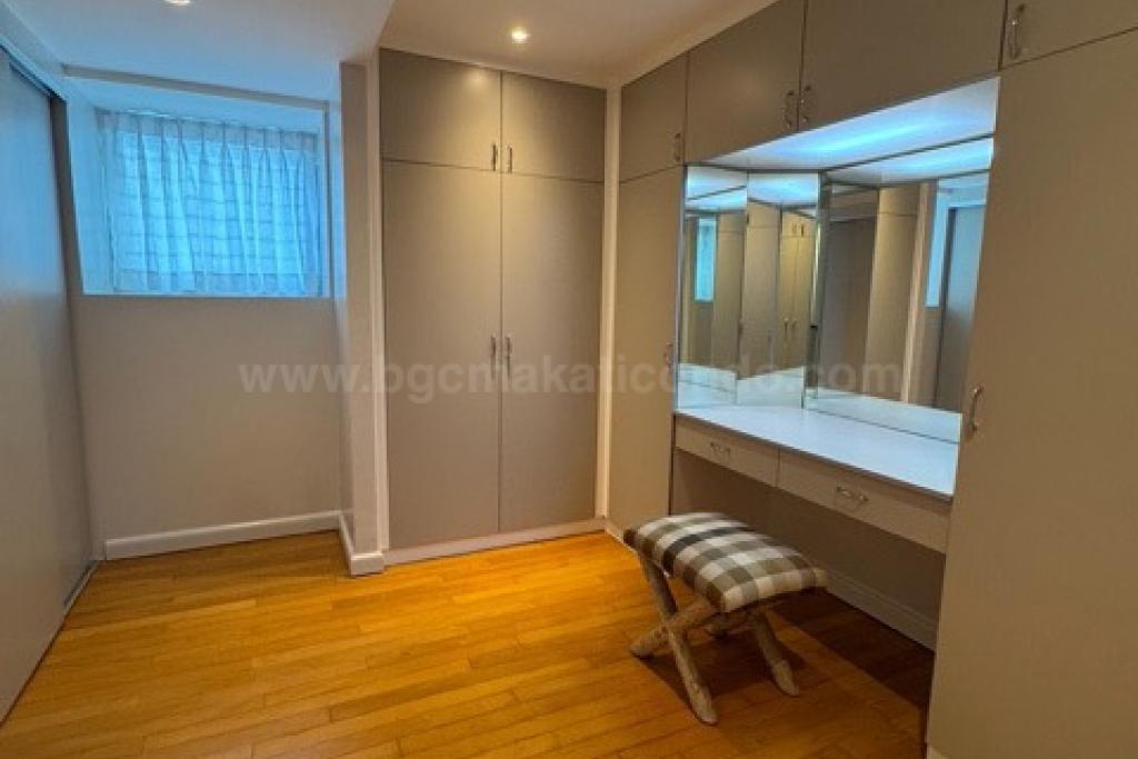 Walk-in closet of 3-bedroom condo unit at Pacific Plaza Towers North tower