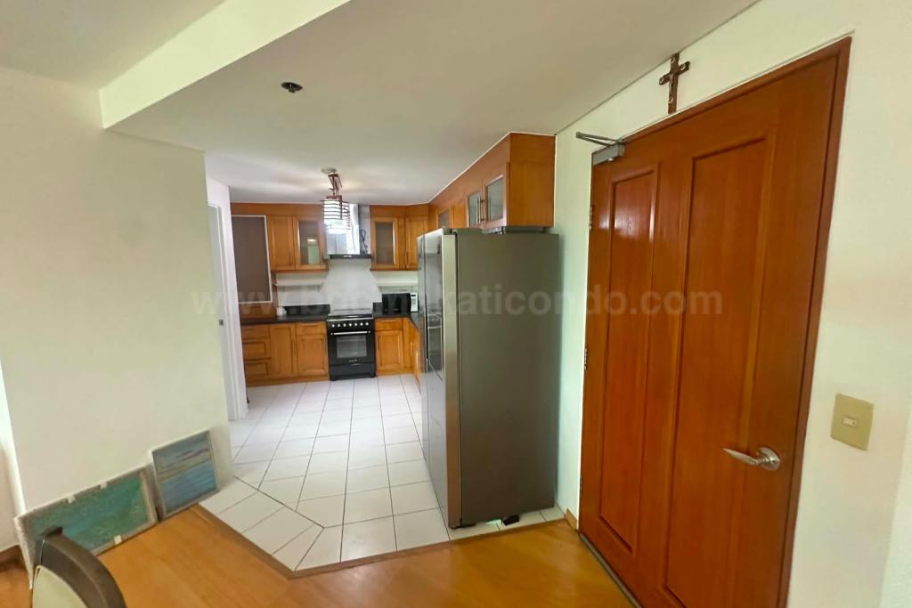 Kitchen area of 2-bedroom condo unit at Bonifacio Ridge