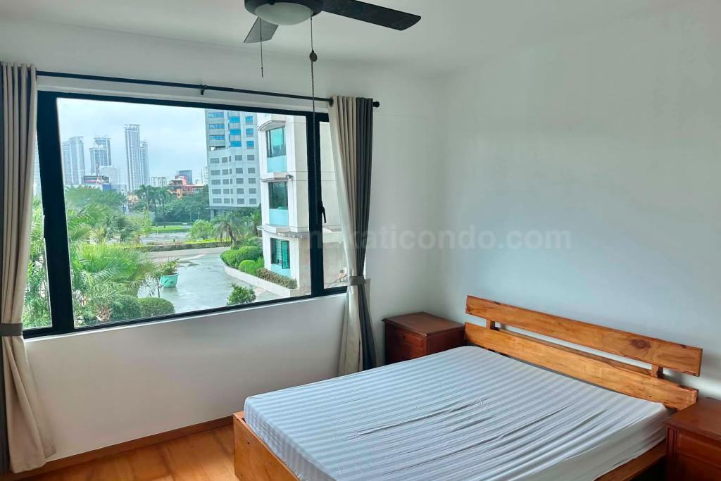 Master bedroom of 2-bedroom condo unit at Bonifacio Ridge