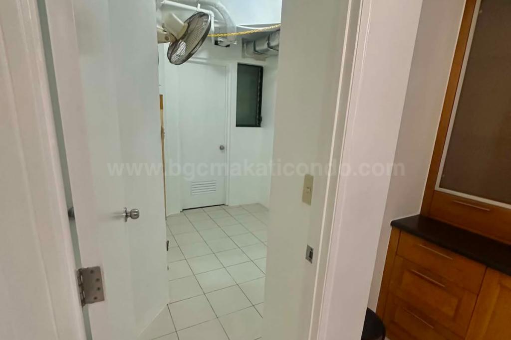 Utility room of 2-bedroom condo unit at Bonifacio Ridge