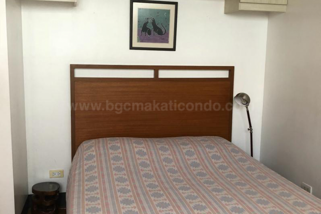Master's bedroom of three bedroom condominium unit at Bellagio tower 3