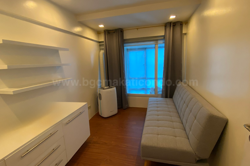 Bedroom 1 of two bedroom condominium unit at Bellagio tower 2