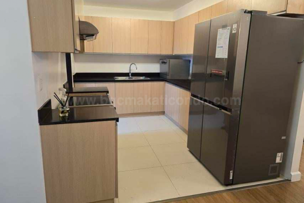 Kitchen of 2-bedroom unit at Verve Residences